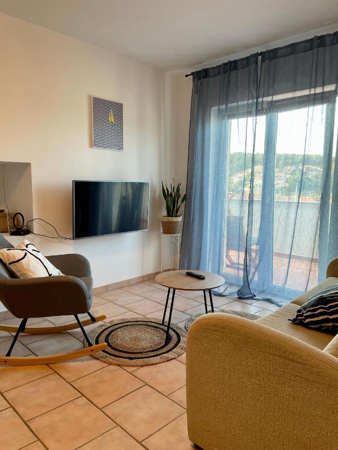 Apartment Frina I, Island Hvar 젤사 외부 사진